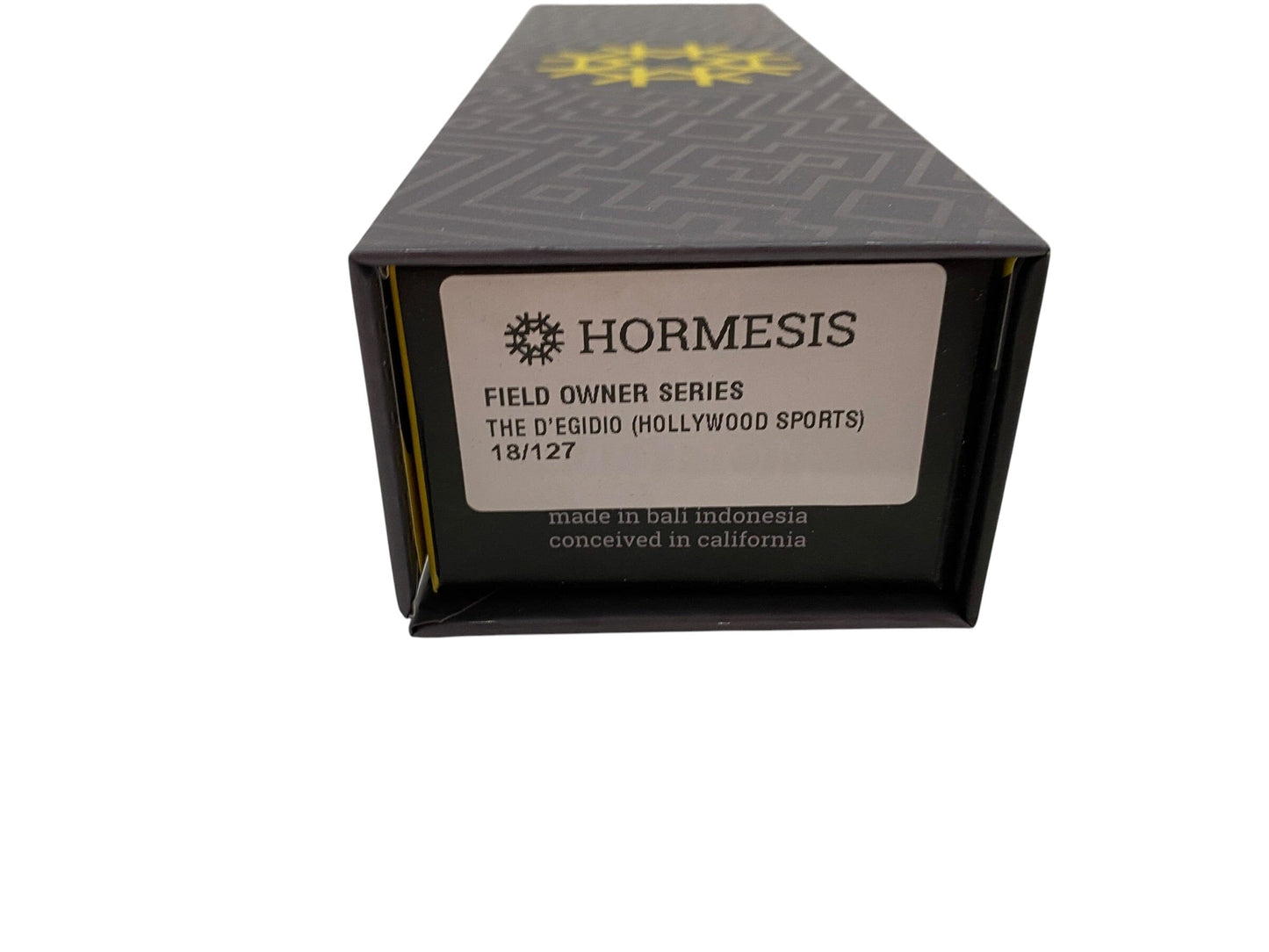Used HORMESIS FIELD OWNER SERIESTHE D'EGIDIO (HOLLYWOOD SPORTS) 18/127 Paintball Gun from CPXBrosPaintball Buy/Sell/Trade Paintball Markers, New Paintball Guns, Paintball Hoppers, Paintball Masks, and Hormesis Headbands
