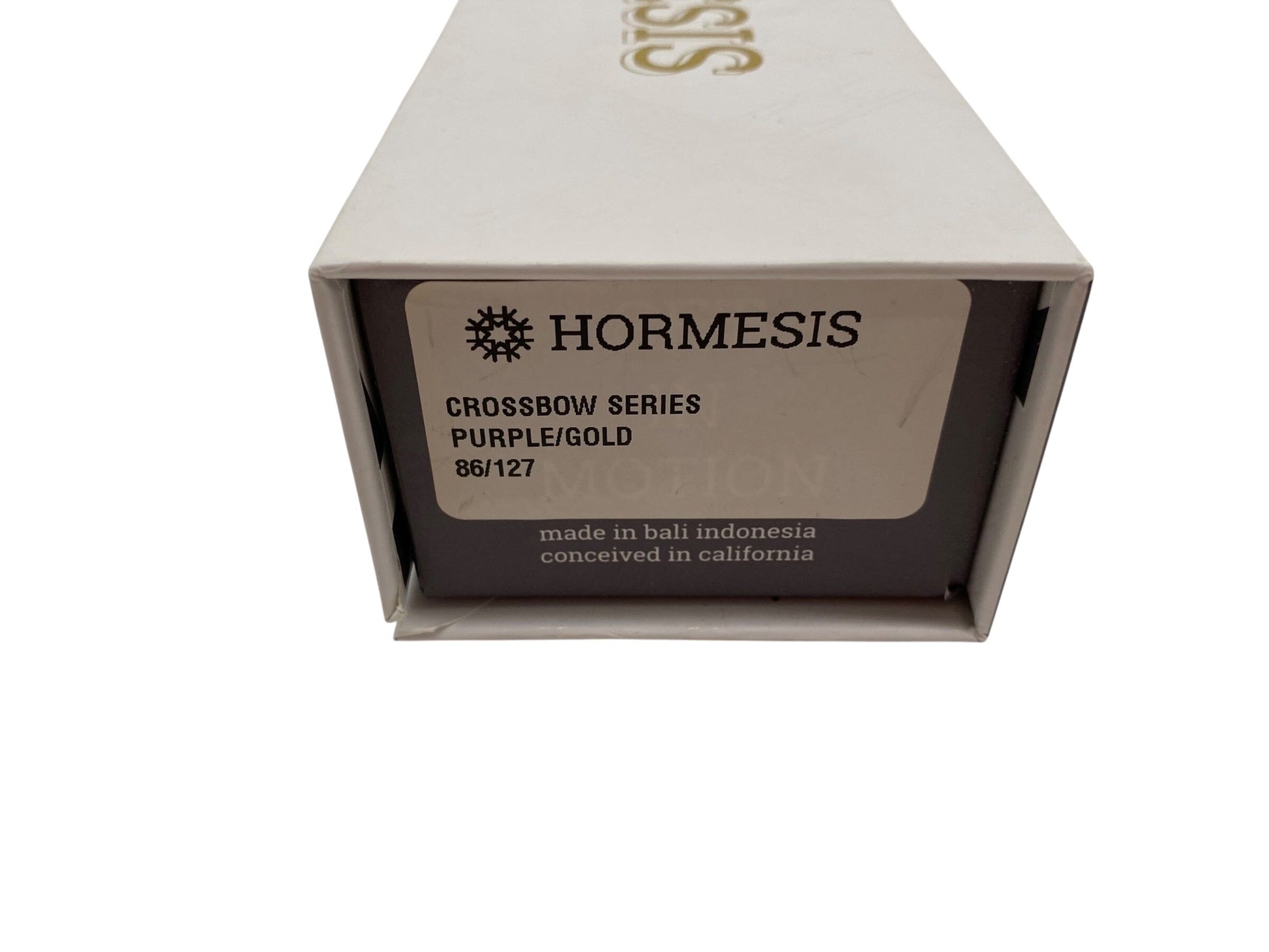 Used HORMESIS Headband CROSSBOW SERIES PURPLE/GOLD 86/127 Paintball Gun from CPXBrosPaintball Buy/Sell/Trade Paintball Markers, New Paintball Guns, Paintball Hoppers, Paintball Masks, and Hormesis Headbands