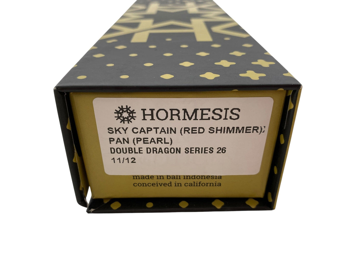 Used HORMESIS SKY CAPTAIN (RED SHIMMER): PAN (PEARL) DOUBLE DRAGON SERIES 26 11/12 Paintball Gun from CPXBrosPaintball Buy/Sell/Trade Paintball Markers, New Paintball Guns, Paintball Hoppers, Paintball Masks, and Hormesis Headbands