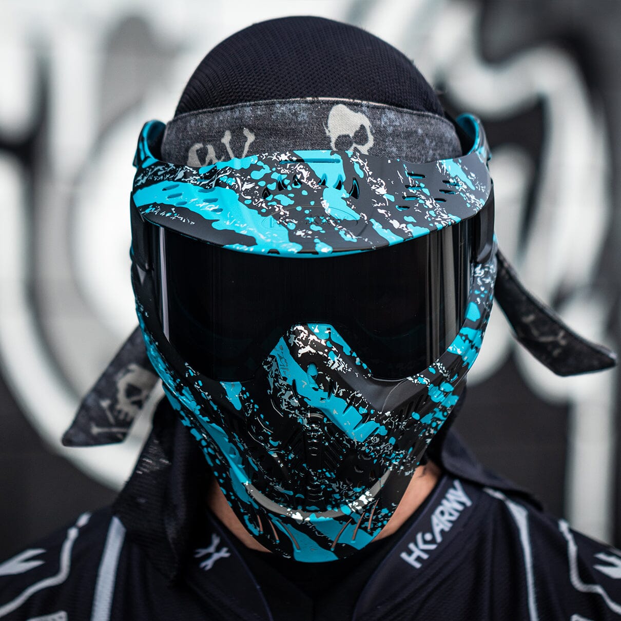 Used HSTL Goggle - Fracture Black/Turquoise Paintball Gun from HK Army Clothing Buy/Sell/Trade Paintball Markers, New Paintball Guns, Paintball Hoppers, Paintball Masks, and Hormesis Headbands