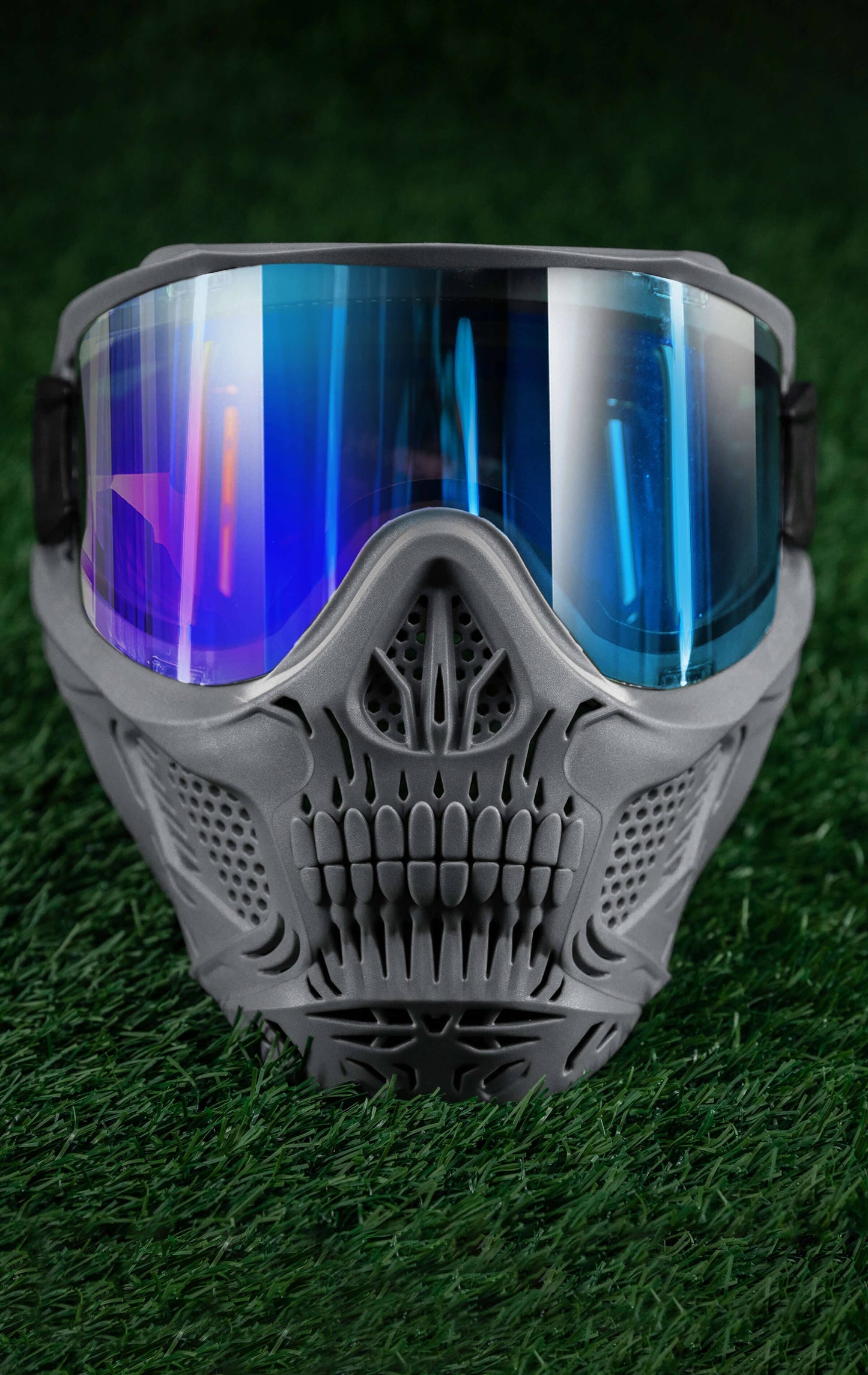 Used HSTL Skull Goggle "Crypt" - Grey w/ Ice Lens Paintball Gun from HK Army Clothing Buy/Sell/Trade Paintball Markers, New Paintball Guns, Paintball Hoppers, Paintball Masks, and Hormesis Headbands