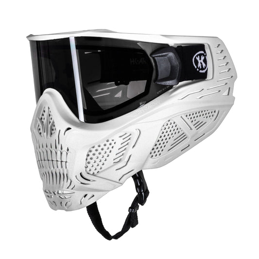 Used HSTL Skull Goggle "Ghost" - White w/ Smoke Lens Paintball Gun from HK Army Clothing Buy/Sell/Trade Paintball Markers, New Paintball Guns, Paintball Hoppers, Paintball Masks, and Hormesis Headbands