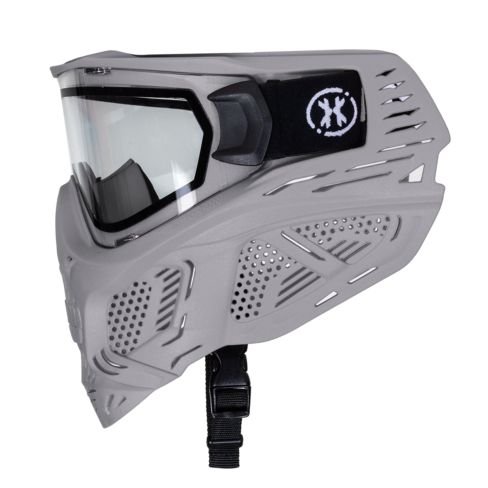Used HSTL Skull Goggle - Grey w/ Clear Lens Paintball Gun from HK Army Clothing Buy/Sell/Trade Paintball Markers, New Paintball Guns, Paintball Hoppers, Paintball Masks, and Hormesis Headbands
