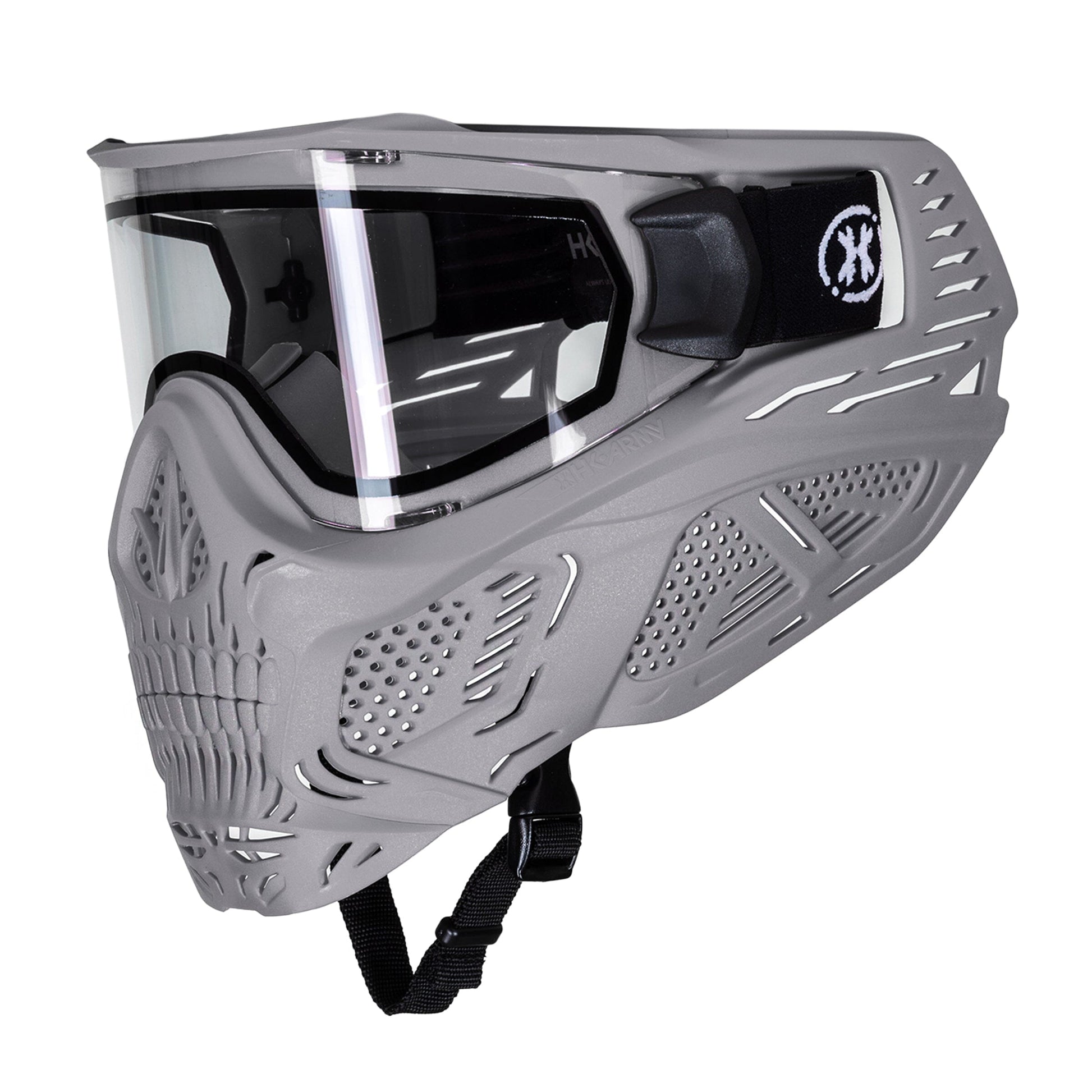 Used HSTL Skull Goggle - Grey w/ Clear Lens Paintball Gun from HK Army Clothing Buy/Sell/Trade Paintball Markers, New Paintball Guns, Paintball Hoppers, Paintball Masks, and Hormesis Headbands