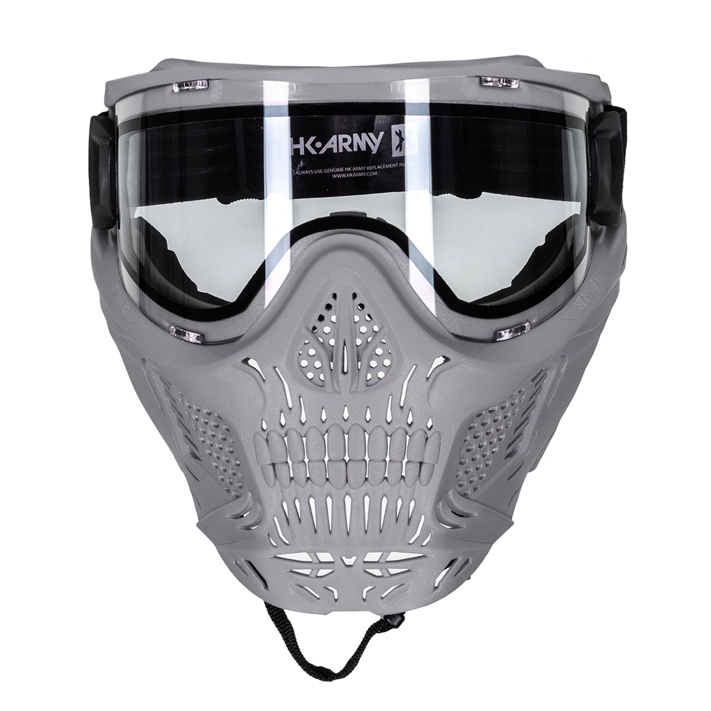Used HSTL Skull Goggle - Grey w/ Clear Lens Paintball Gun from HK Army Clothing Buy/Sell/Trade Paintball Markers, New Paintball Guns, Paintball Hoppers, Paintball Masks, and Hormesis Headbands