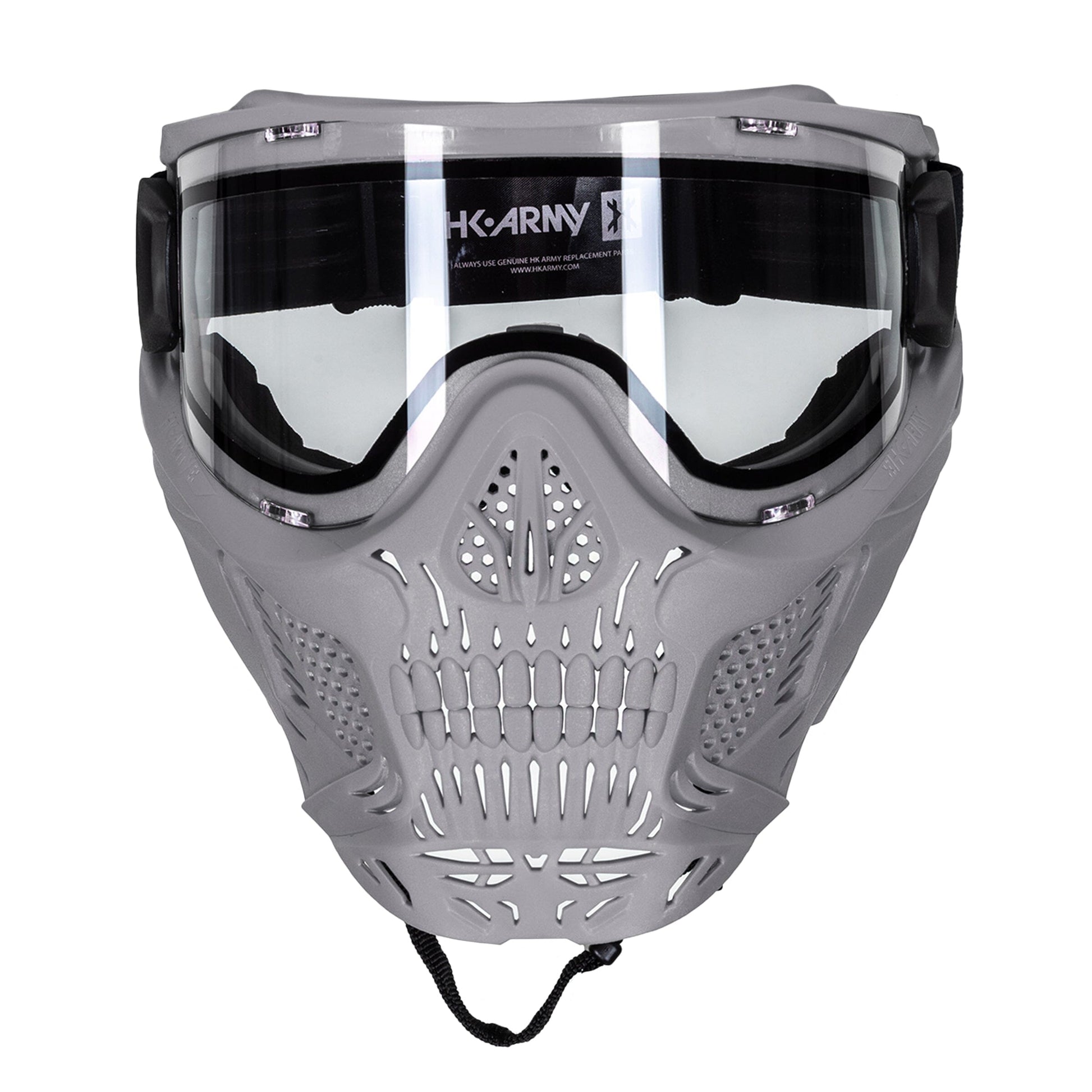 Used HSTL Skull Goggle - Grey w/ Clear Lens Paintball Gun from HK Army Clothing Buy/Sell/Trade Paintball Markers, New Paintball Guns, Paintball Hoppers, Paintball Masks, and Hormesis Headbands