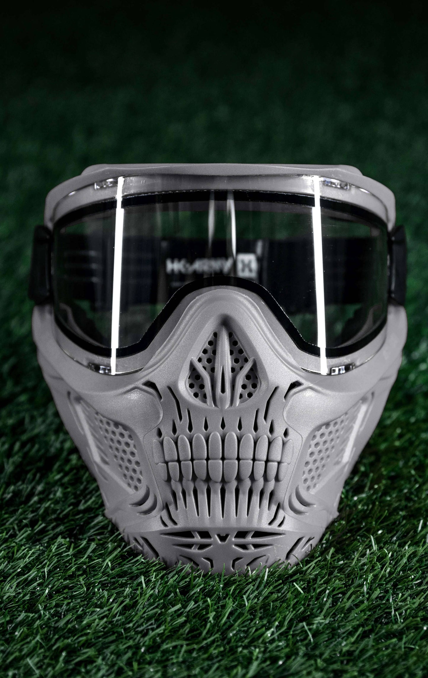 Used HSTL Skull Goggle - Grey w/ Clear Lens Paintball Gun from HK Army Clothing Buy/Sell/Trade Paintball Markers, New Paintball Guns, Paintball Hoppers, Paintball Masks, and Hormesis Headbands