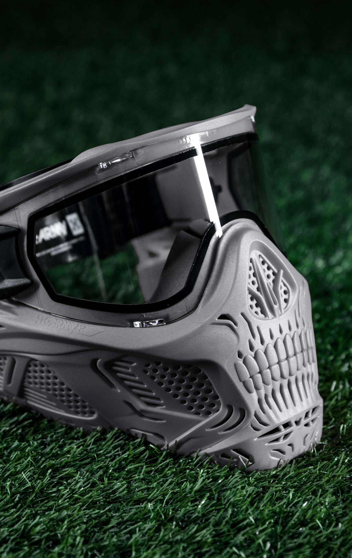 Used HSTL Skull Goggle - Grey w/ Clear Lens Paintball Gun from HK Army Clothing Buy/Sell/Trade Paintball Markers, New Paintball Guns, Paintball Hoppers, Paintball Masks, and Hormesis Headbands