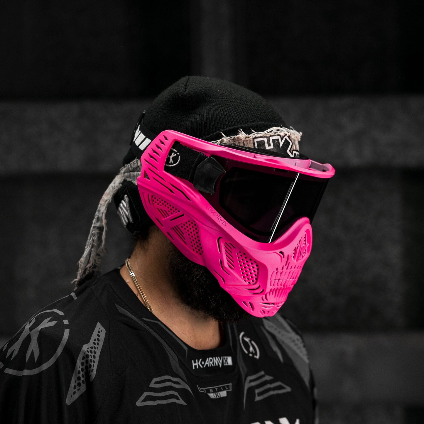 Used HSTL Skull Goggle Neon Pink w/ Smoke Lens Paintball Gun from HK Army Clothing Buy/Sell/Trade Paintball Markers, New Paintball Guns, Paintball Hoppers, Paintball Masks, and Hormesis Headbands