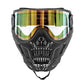 Used HSTL Skull Goggle "Raider" - Black w/ Gold Lens Paintball Gun from HK Army Clothing Buy/Sell/Trade Paintball Markers, New Paintball Guns, Paintball Hoppers, Paintball Masks, and Hormesis Headbands