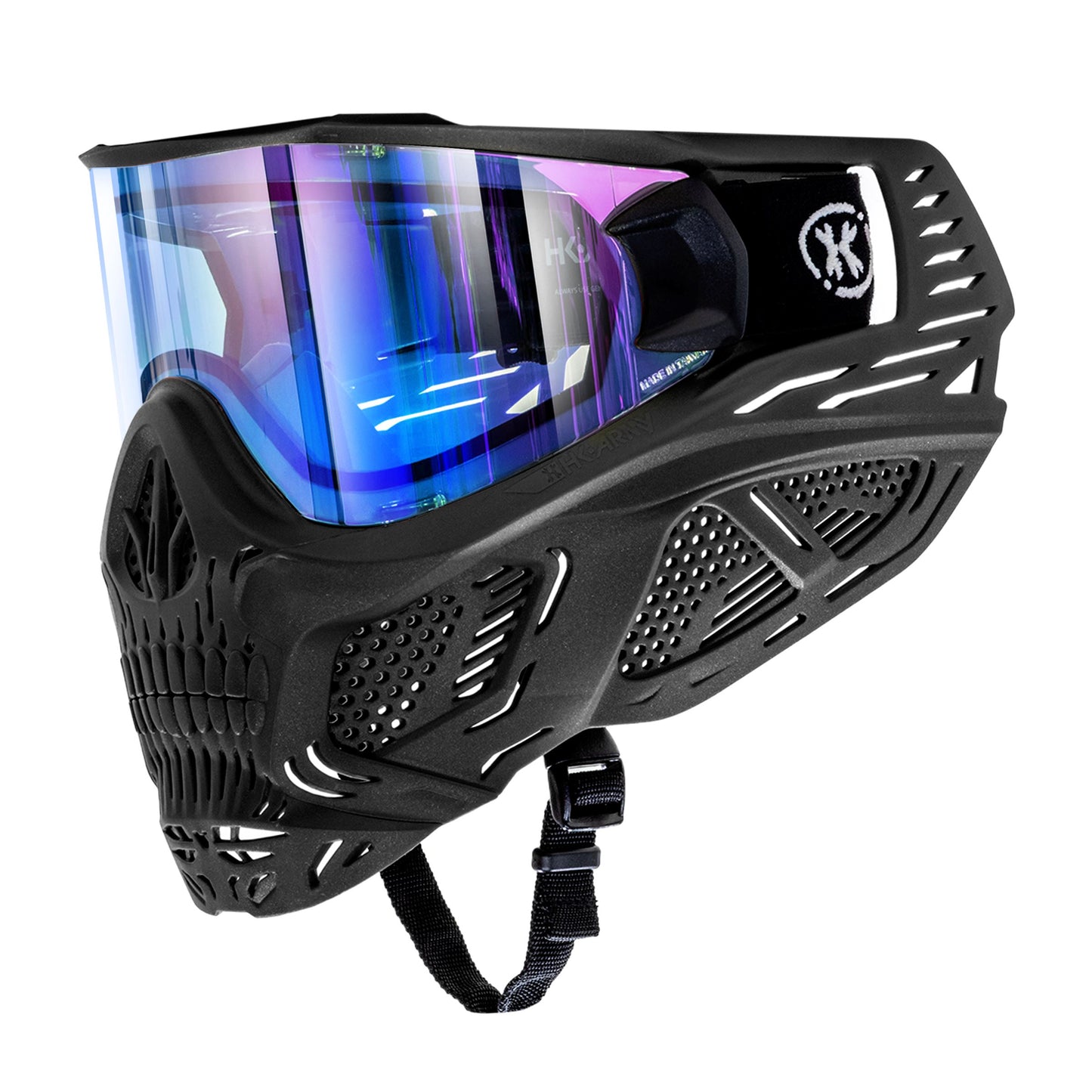 Used HSTL Skull Goggle "Reaper" - Black w/ Ice Lens Paintball Gun from HK Army Clothing Buy/Sell/Trade Paintball Markers, New Paintball Guns, Paintball Hoppers, Paintball Masks, and Hormesis Headbands