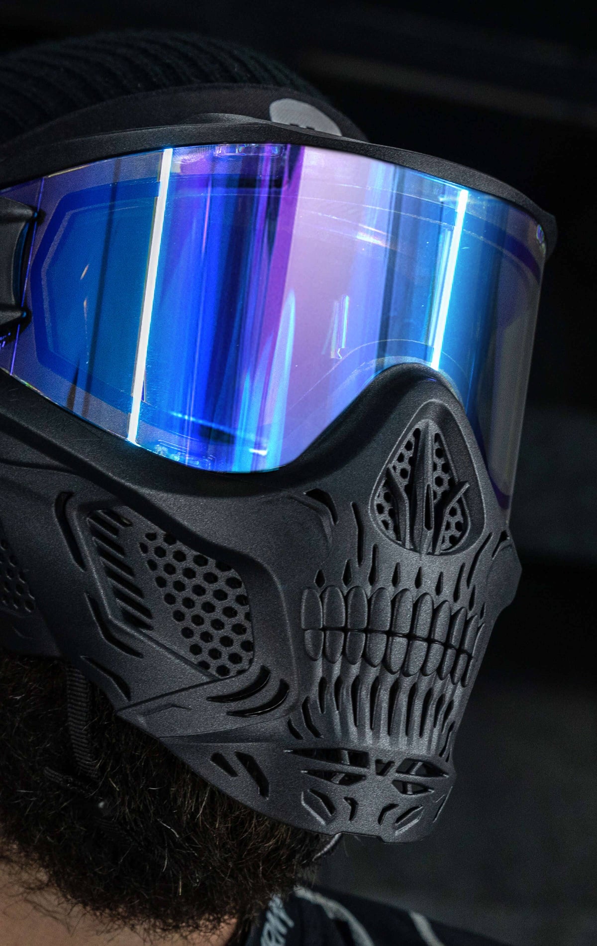 HK Army HSTL Paintball Goggle Mask Black w/ Fire Red Dual Pane Thermal Lens HK Army HSTL Paintball Goggle Mask Black w/ Fire Red Dual Pane Thermal Lens