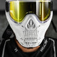 Used HSTL Skull Goggle "Saint" - White w/ Gold Lens Paintball Gun from HK Army Clothing Buy/Sell/Trade Paintball Markers, New Paintball Guns, Paintball Hoppers, Paintball Masks, and Hormesis Headbands