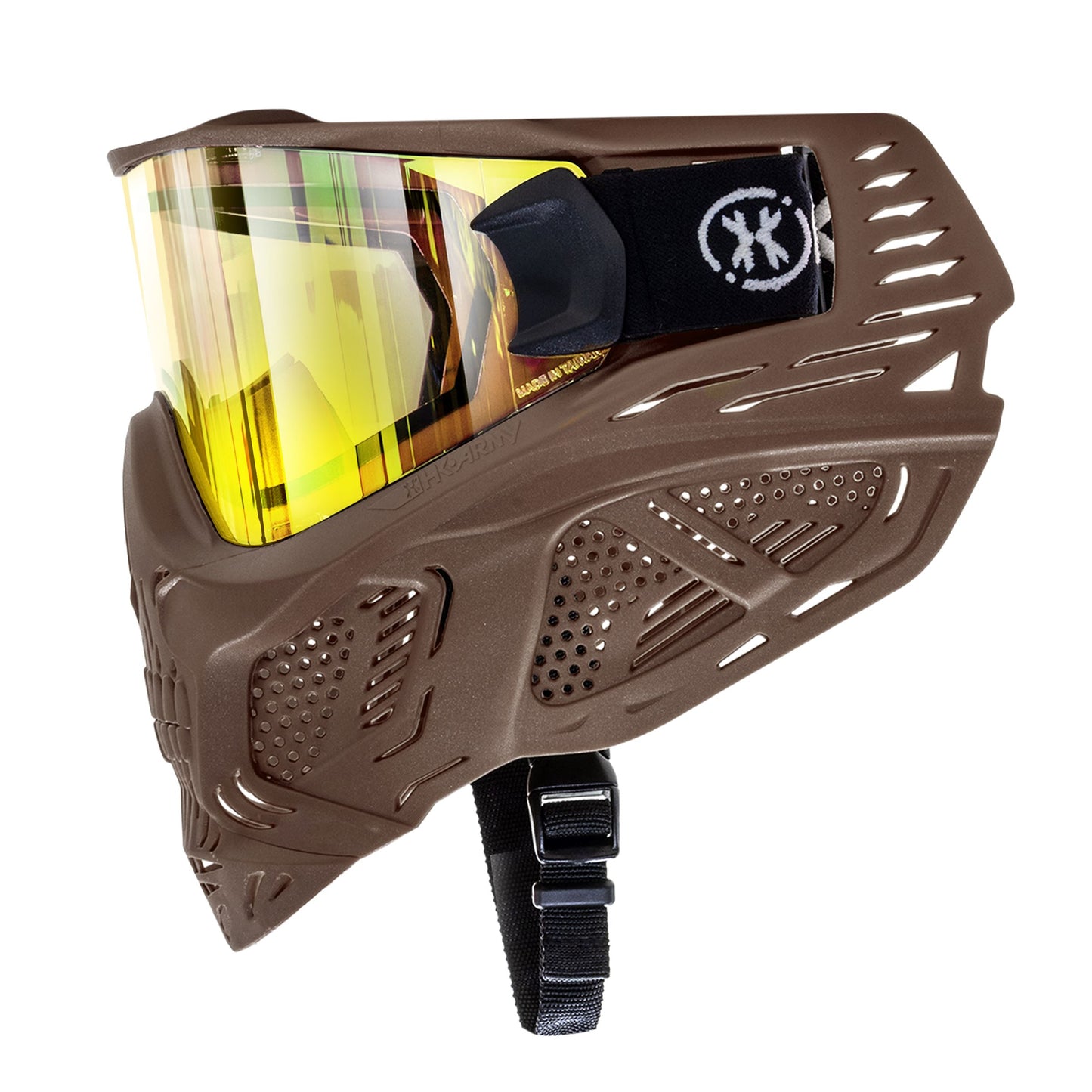 Used HSTL Skull Goggle "Sandman" - Tan w/ Gold Lens Paintball Gun from HK Army Clothing Buy/Sell/Trade Paintball Markers, New Paintball Guns, Paintball Hoppers, Paintball Masks, and Hormesis Headbands