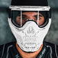Used HSTL Skull Goggle - White w/ Clear Lens Paintball Gun from HK Army Clothing Buy/Sell/Trade Paintball Markers, New Paintball Guns, Paintball Hoppers, Paintball Masks, and Hormesis Headbands