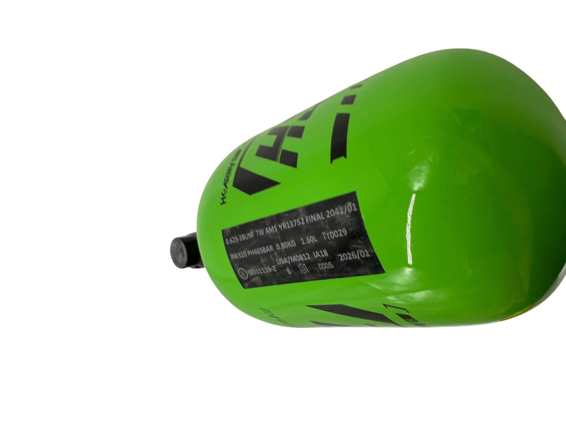 Used HSTL® - Carbon Fiber Tank - Standard Reg - 68ci / 4500psi - Neon Green/Black Paintball Gun from CPXBrosPaintball Buy/Sell/Trade Paintball Markers, New Paintball Guns, Paintball Hoppers, Paintball Masks, and Hormesis Headbands