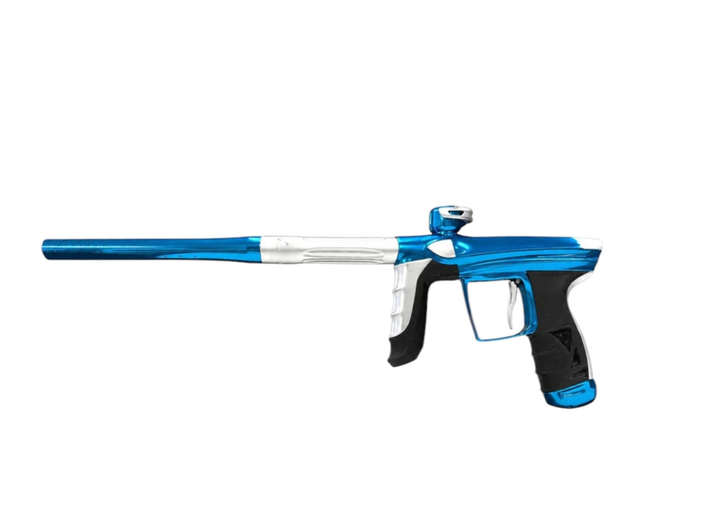 Used IN STOCK NEW DLX LUXE AIRE -Dust Blue/Dust Silver Paintball Gun from CPXBrosPaintball Buy/Sell/Trade Paintball Markers, New Paintball Guns, Paintball Hoppers, Paintball Masks, and Hormesis Headbands