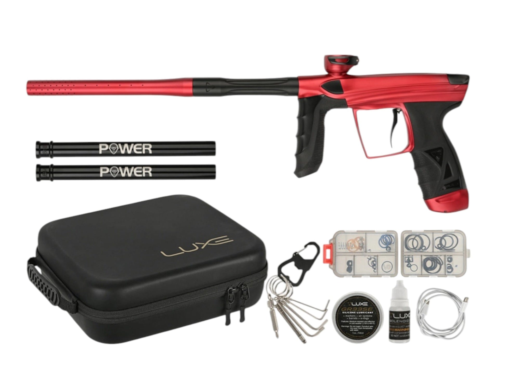 Used IN STOCK NEW DLX LUXE AIRE -Dust Grey/Gloss Black Paintball Gun from CPXBrosPaintball Buy/Sell/Trade Paintball Markers, New Paintball Guns, Paintball Hoppers, Paintball Masks, and Hormesis Headbands
