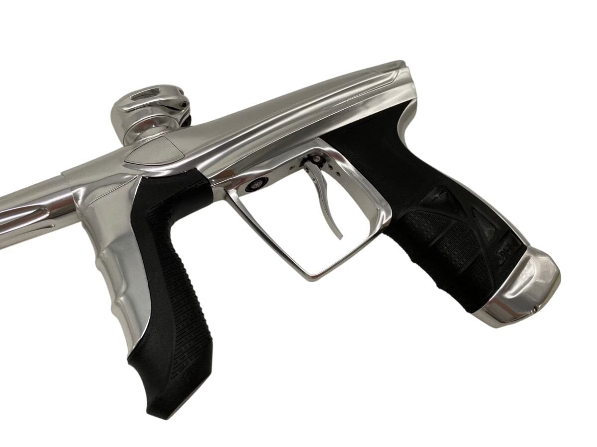 Used IN STOCK NEW DLX LUXE AIRE -Gloss Silver Paintball Gun from CPXBrosPaintball Buy/Sell/Trade Paintball Markers, New Paintball Guns, Paintball Hoppers, Paintball Masks, and Hormesis Headbands
