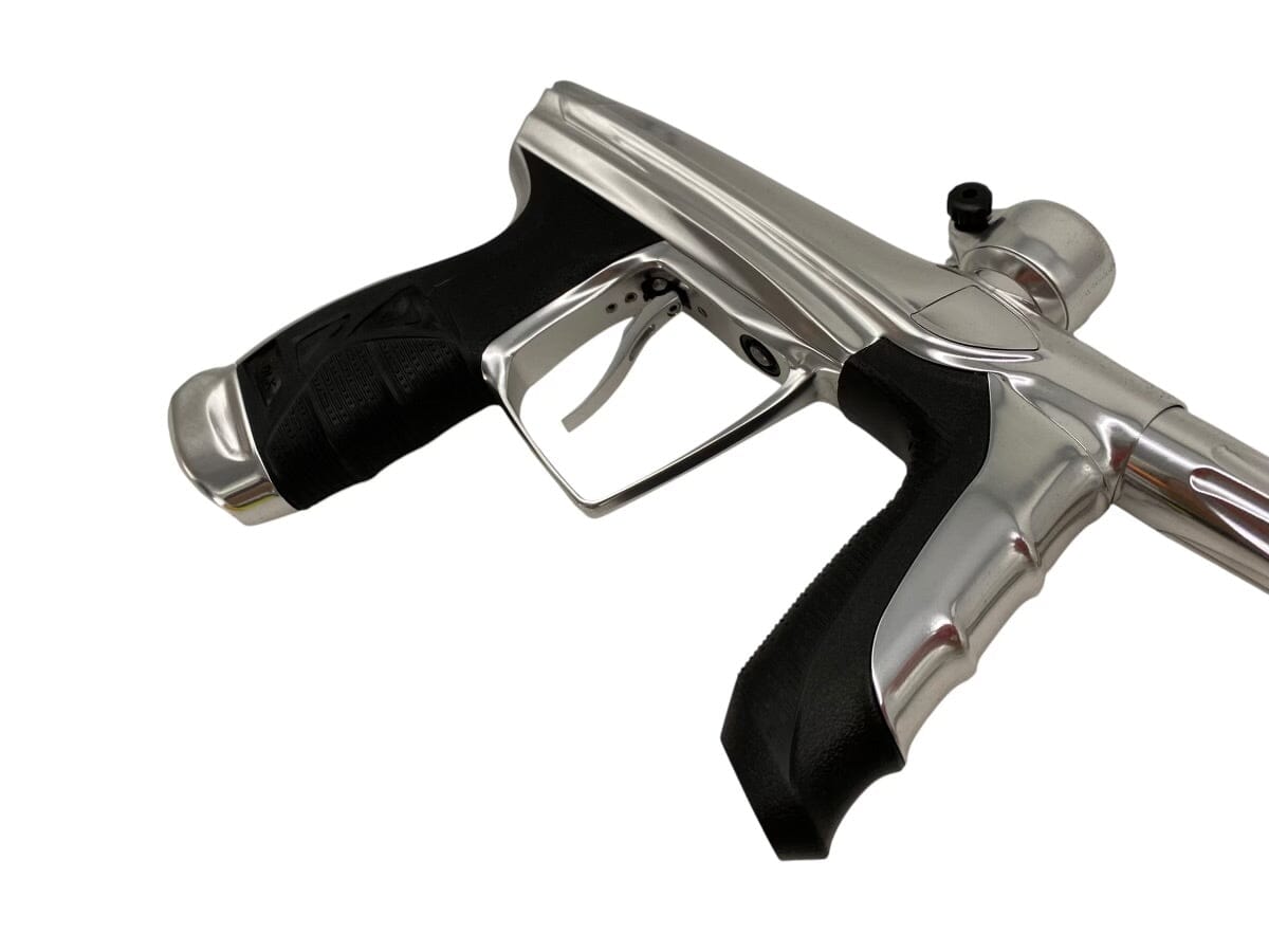Used IN STOCK NEW DLX LUXE AIRE -Gloss Silver Paintball Gun from CPXBrosPaintball Buy/Sell/Trade Paintball Markers, New Paintball Guns, Paintball Hoppers, Paintball Masks, and Hormesis Headbands