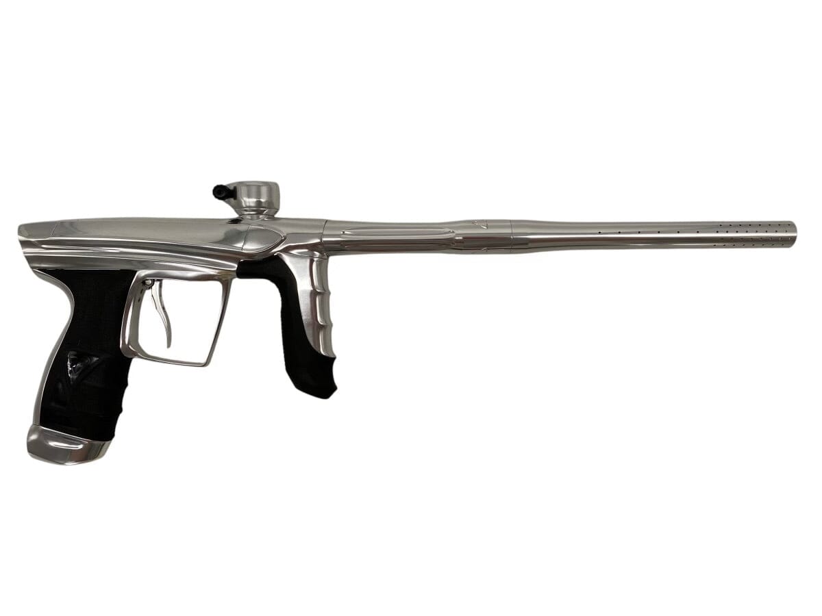 Used IN STOCK NEW DLX LUXE AIRE -Gloss Silver Paintball Gun from CPXBrosPaintball Buy/Sell/Trade Paintball Markers, New Paintball Guns, Paintball Hoppers, Paintball Masks, and Hormesis Headbands