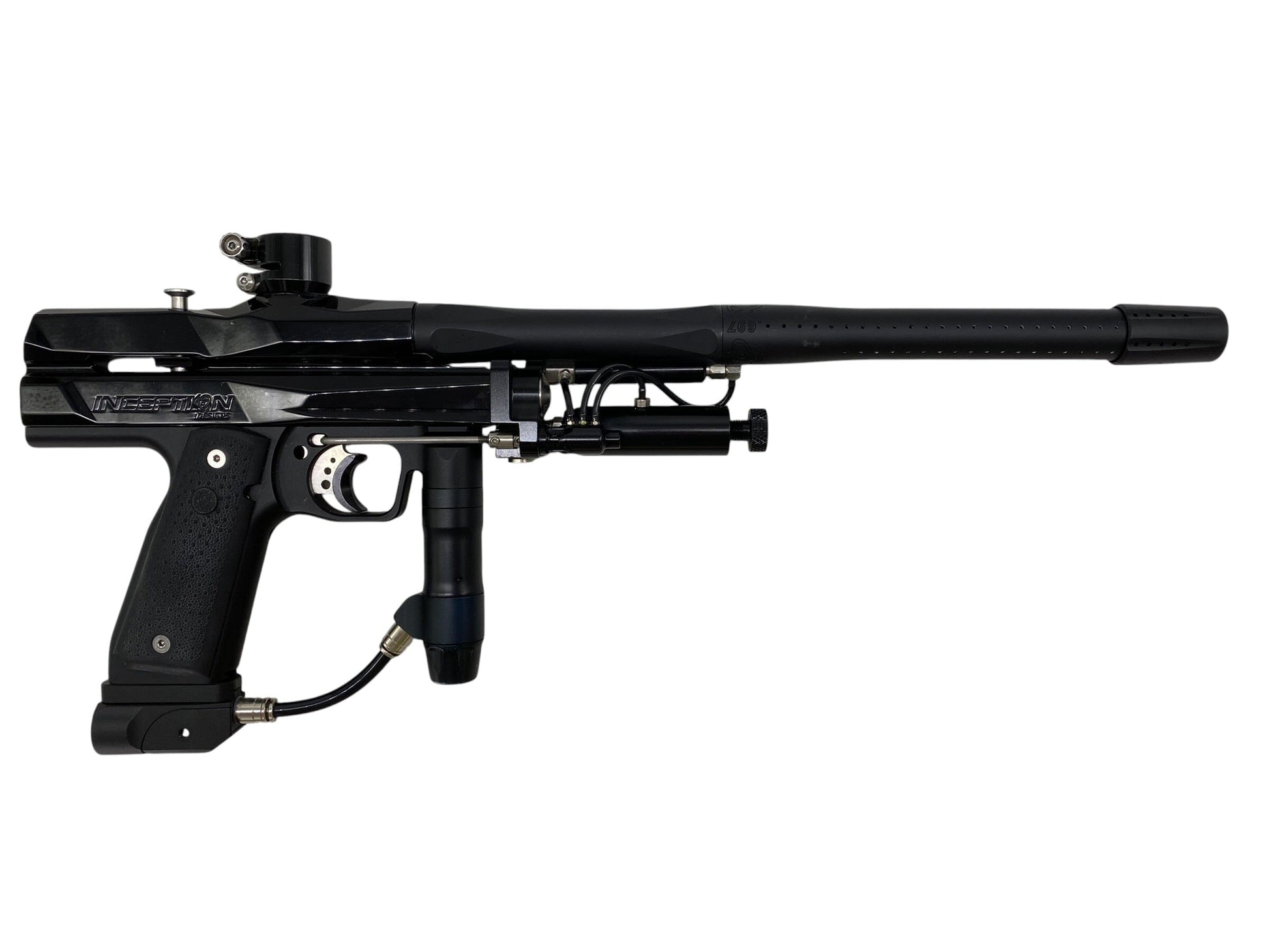 Used Inception Designs Bobtail Autococker Paintball Gun from CPXBrosPaintball Buy/Sell/Trade Paintball Markers, New Paintball Guns, Paintball Hoppers, Paintball Masks, and Hormesis Headbands