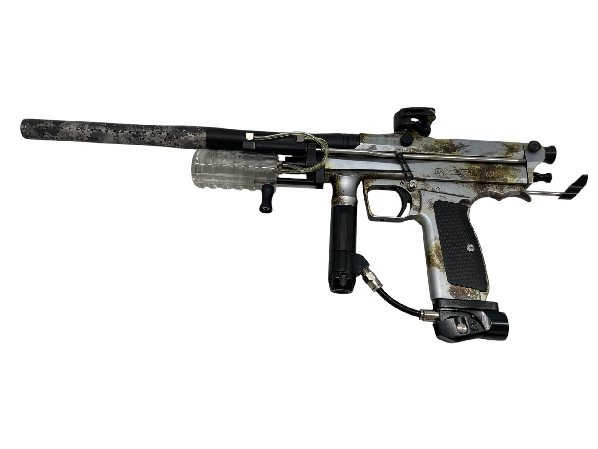 Used Inception Designs Pump Custom Ano Paintball Gun *PLEASE READ* Paintball Gun from CPXBrosPaintball Buy/Sell/Trade Paintball Markers, New Paintball Guns, Paintball Hoppers, Paintball Masks, and Hormesis Headbands