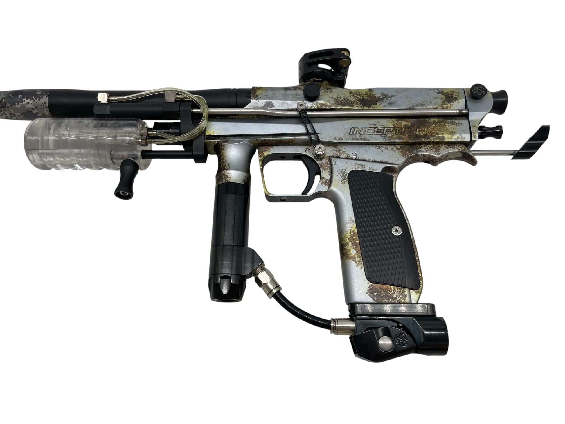 Used Inception Designs Pump Custom Ano Paintball Gun *PLEASE READ* Paintball Gun from CPXBrosPaintball Buy/Sell/Trade Paintball Markers, New Paintball Guns, Paintball Hoppers, Paintball Masks, and Hormesis Headbands