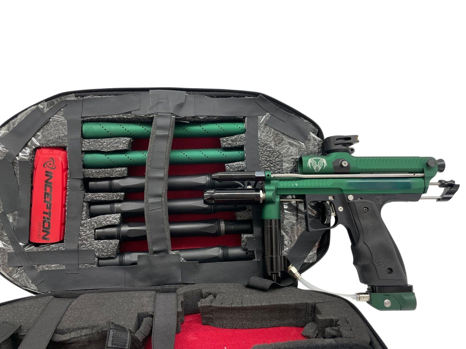 Used Inception Designs Retro Predator Full Body Autococker Paintball Gun - Green/Black Paintball Gun from CPXBrosPaintball Buy/Sell/Trade Paintball Markers, New Paintball Guns, Paintball Hoppers, Paintball Masks, and Hormesis Headbands
