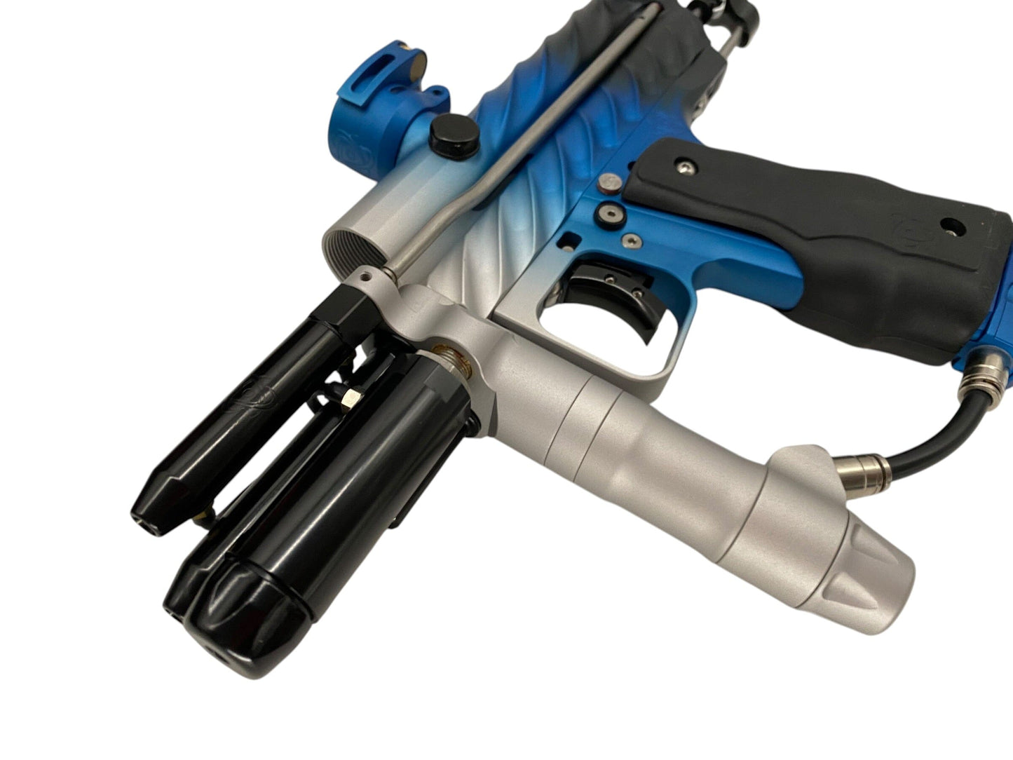 Used Inception Designs Ripper Auto Cocker Custom Fade Paintball Gun Paintball Gun from CPXBrosPaintball Buy/Sell/Trade Paintball Markers, New Paintball Guns, Paintball Hoppers, Paintball Masks, and Hormesis Headbands