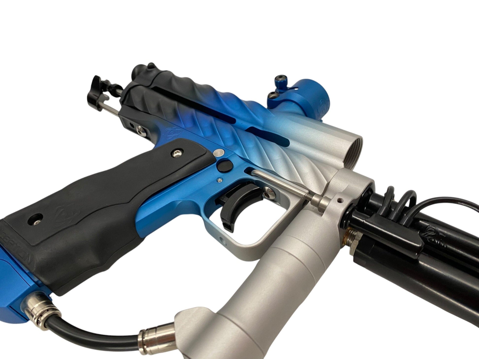 Used Inception Designs Ripper Auto Cocker Custom Fade Paintball Gun Paintball Gun from CPXBrosPaintball Buy/Sell/Trade Paintball Markers, New Paintball Guns, Paintball Hoppers, Paintball Masks, and Hormesis Headbands