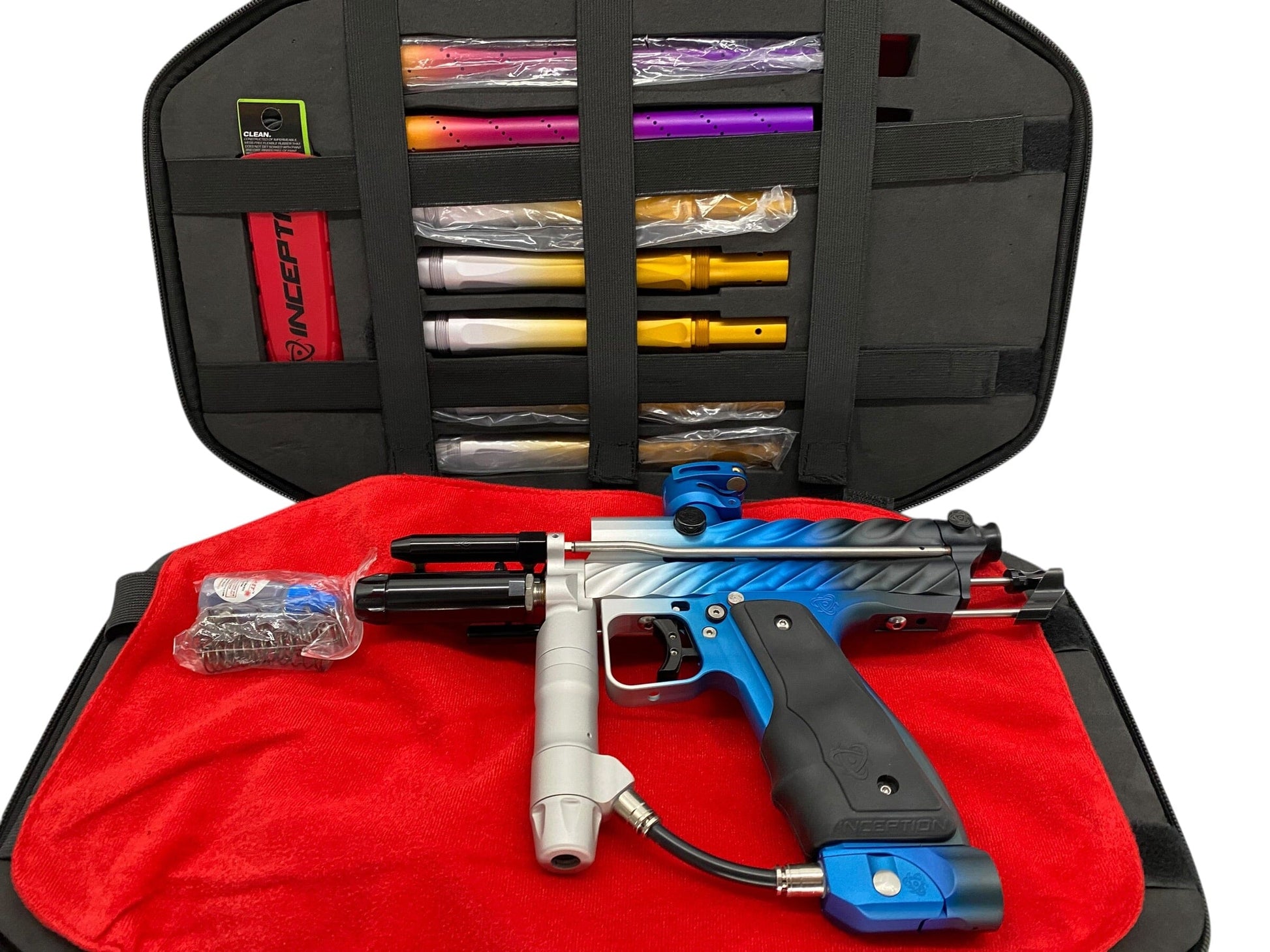 Used Inception Designs Ripper Auto Cocker Custom Fade Paintball Gun Paintball Gun from CPXBrosPaintball Buy/Sell/Trade Paintball Markers, New Paintball Guns, Paintball Hoppers, Paintball Masks, and Hormesis Headbands