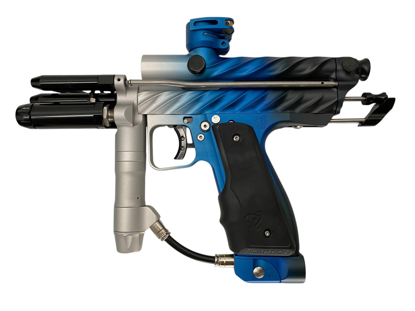 Used Inception Designs Ripper Auto Cocker Custom Fade Paintball Gun Paintball Gun from CPXBrosPaintball Buy/Sell/Trade Paintball Markers, New Paintball Guns, Paintball Hoppers, Paintball Masks, and Hormesis Headbands