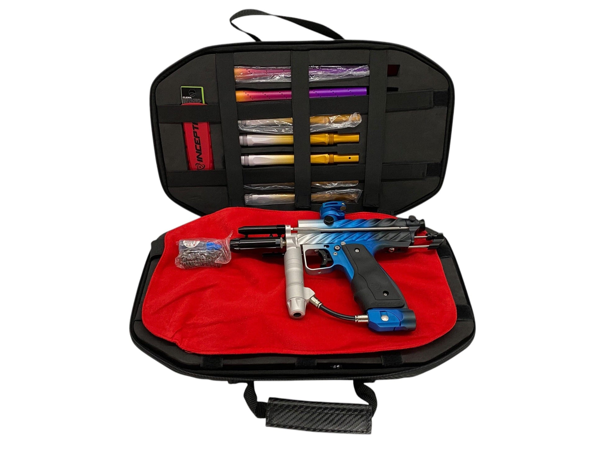 Used Inception Designs Ripper Auto Cocker Custom Fade Paintball Gun Paintball Gun from CPXBrosPaintball Buy/Sell/Trade Paintball Markers, New Paintball Guns, Paintball Hoppers, Paintball Masks, and Hormesis Headbands