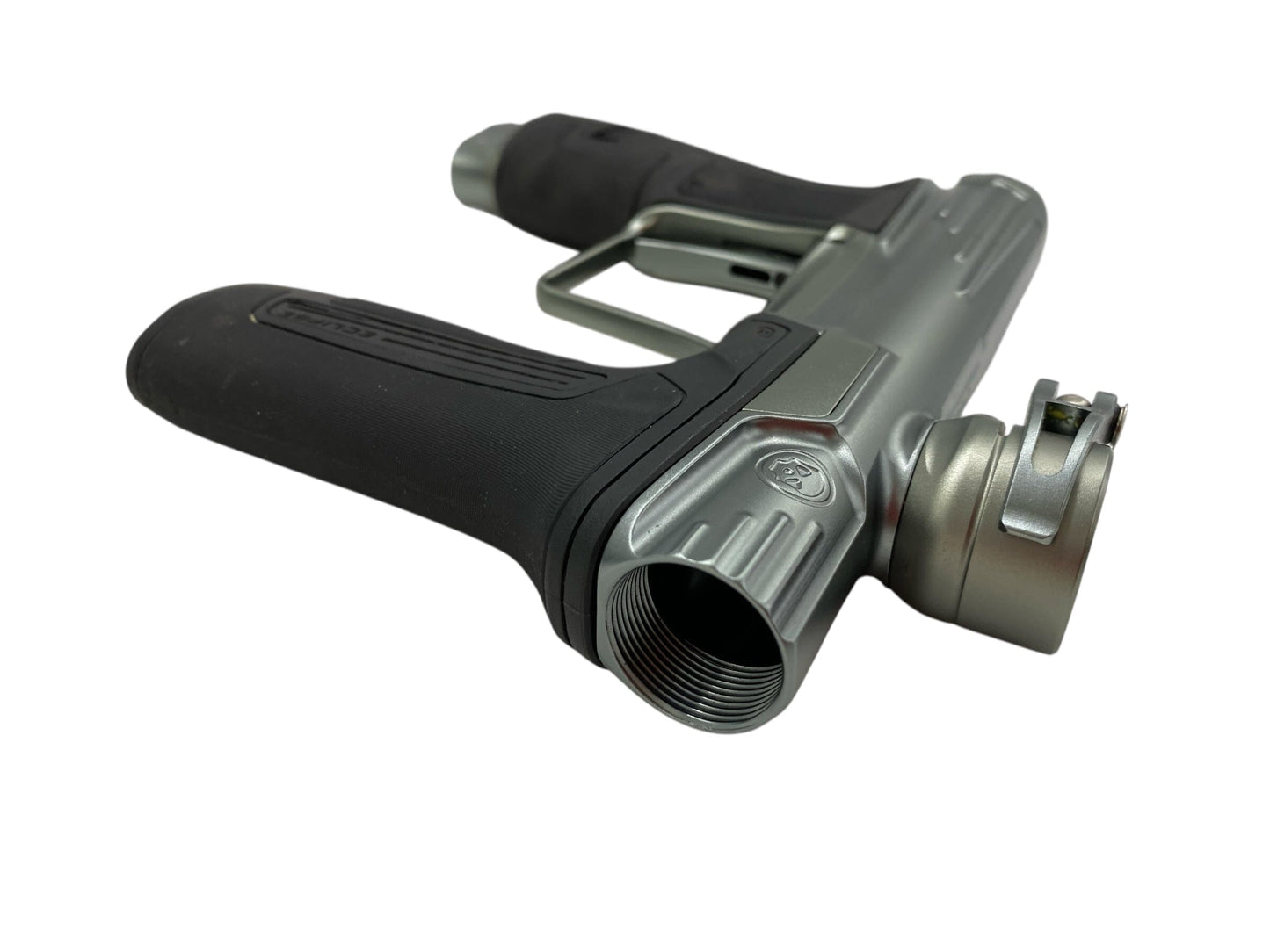 Used Infamous Cs2 Paintball Gun Grey Paintball Gun from CPXBrosPaintball Buy/Sell/Trade Paintball Markers, New Paintball Guns, Paintball Hoppers, Paintball Masks, and Hormesis Headbands