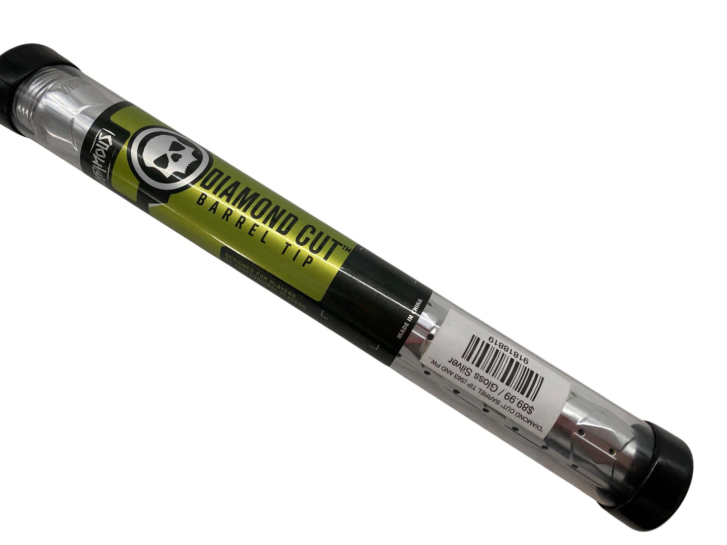Used Infamous “DIAMOND CUT" BARREL TIP (S63 AND PWR COMPATIBLE): Gloss Silver Paintball Gun from CPXBrosPaintball Buy/Sell/Trade Paintball Markers, New Paintball Guns, Paintball Hoppers, Paintball Masks, and Hormesis Headbands