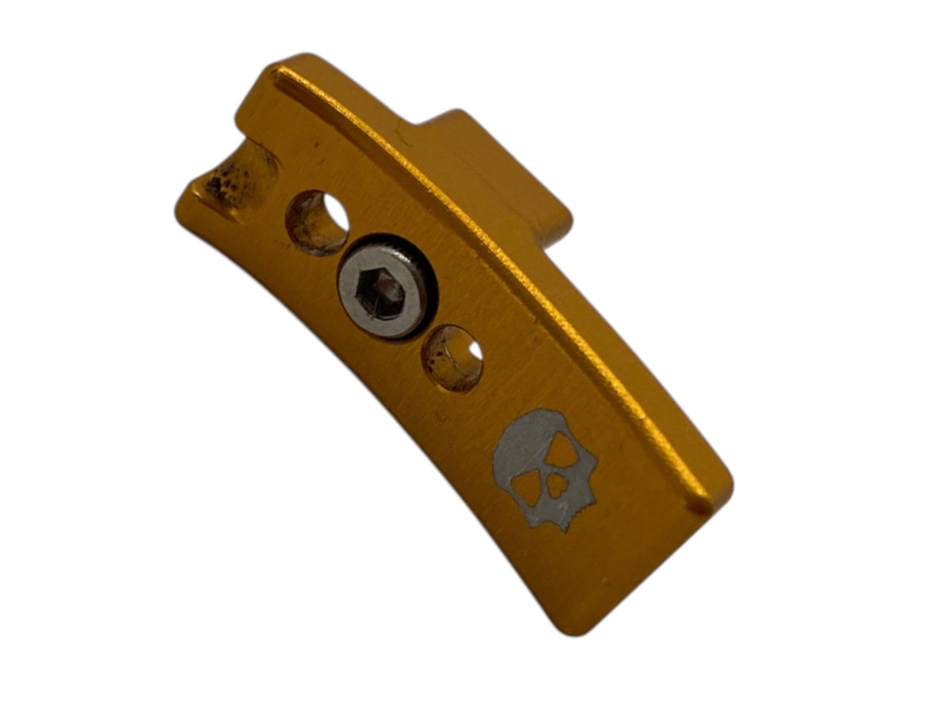 Used Infamous EMEK / ETHA Murder Machine Trigger Gen 4 - Gold Paintball Gun from CPXBrosPaintball Buy/Sell/Trade Paintball Markers, New Paintball Guns, Paintball Hoppers, Paintball Masks, and Hormesis Headbands