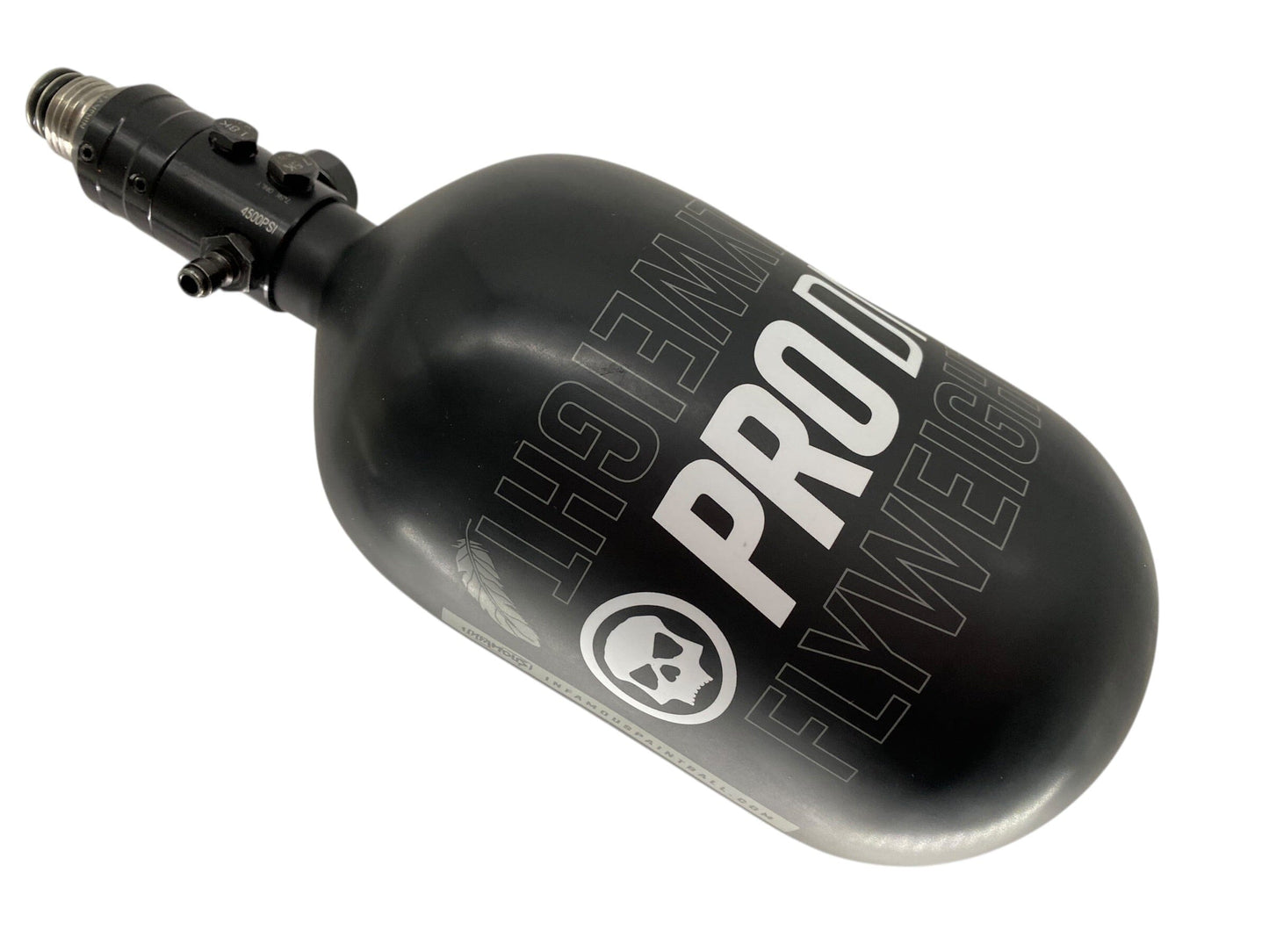 Used Infamous FLYWEIGHT 68/4500 Paintball Tank Paintball Gun from CPXBrosPaintball Buy/Sell/Trade Paintball Markers, New Paintball Guns, Paintball Hoppers, Paintball Masks, and Hormesis Headbands