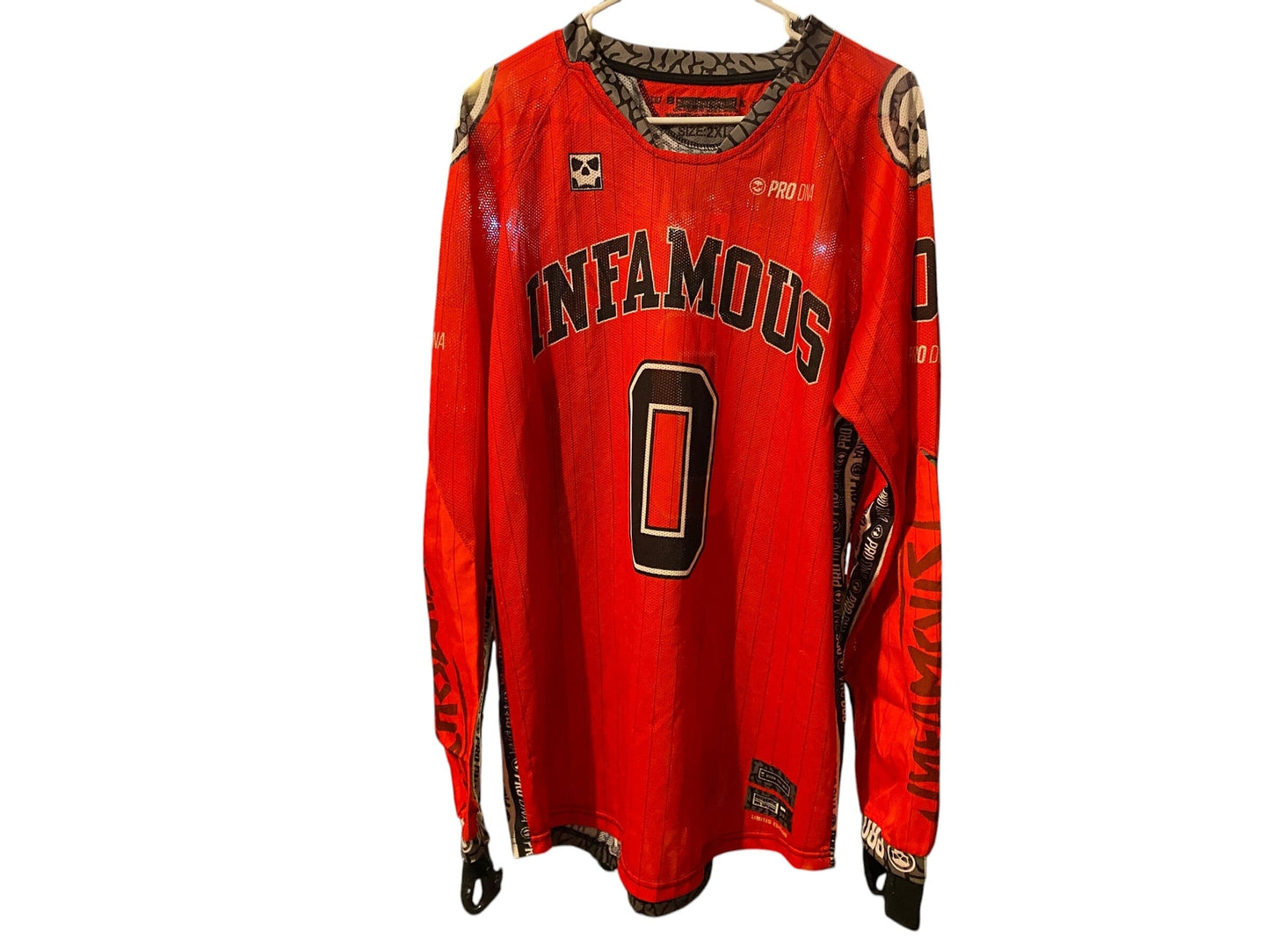Used INFAMOUS Paintball Jersey: Size 2XL Paintball Gun from CPXBrosPaintball Buy/Sell/Trade Paintball Markers, New Paintball Guns, Paintball Hoppers, Paintball Masks, and Hormesis Headbands