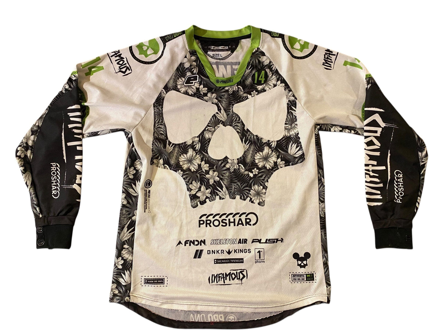 Used Infamous Paintball Jersey : Size LARGE Paintball Gun from CPXBrosPaintball Buy/Sell/Trade Paintball Markers, New Paintball Guns, Paintball Hoppers, Paintball Masks, and Hormesis Headbands