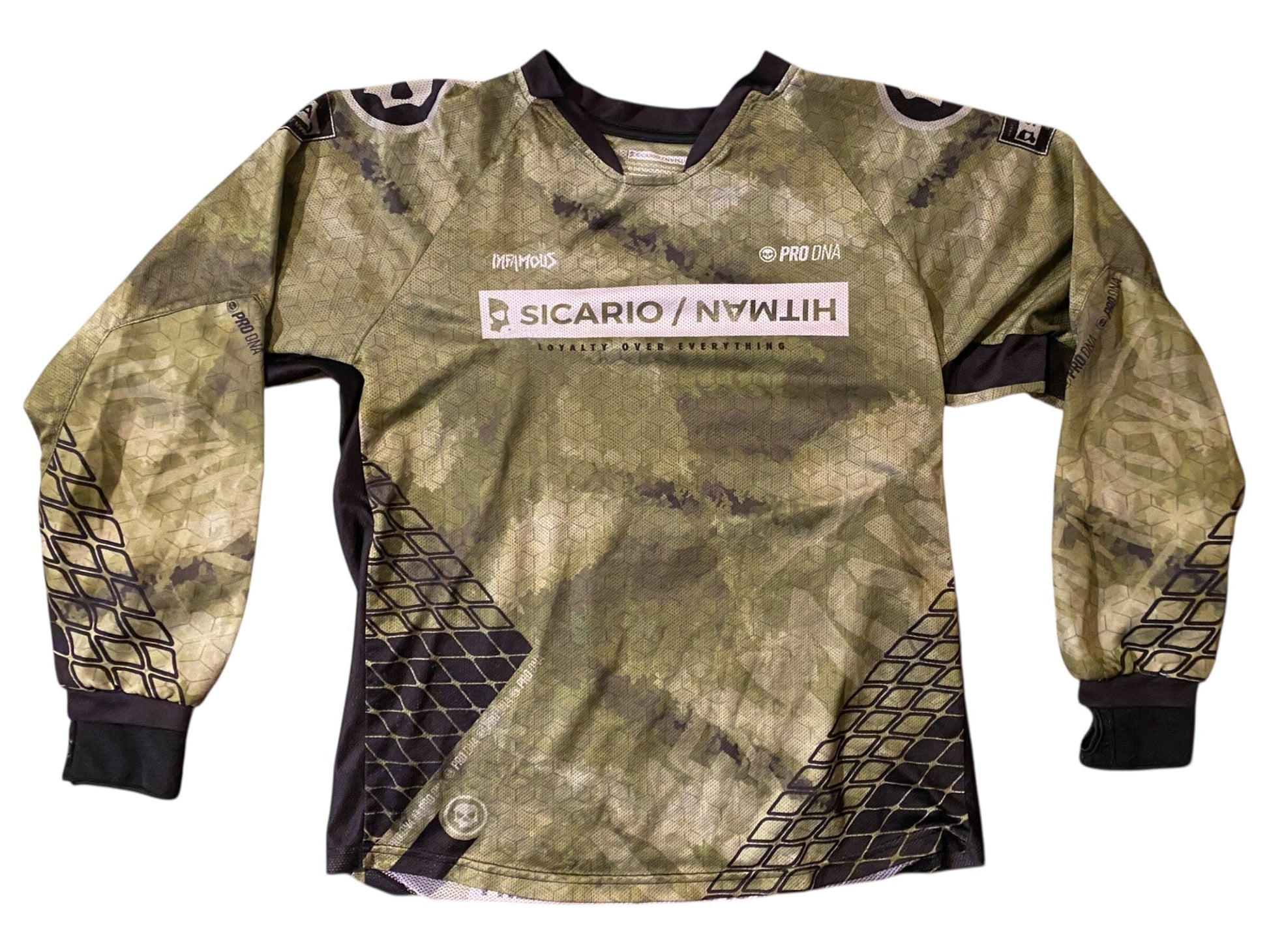 Used Infamous Paintball Jersey - size XL Paintball Gun from CPXBrosPaintball Buy/Sell/Trade Paintball Markers, New Paintball Guns, Paintball Hoppers, Paintball Masks, and Hormesis Headbands