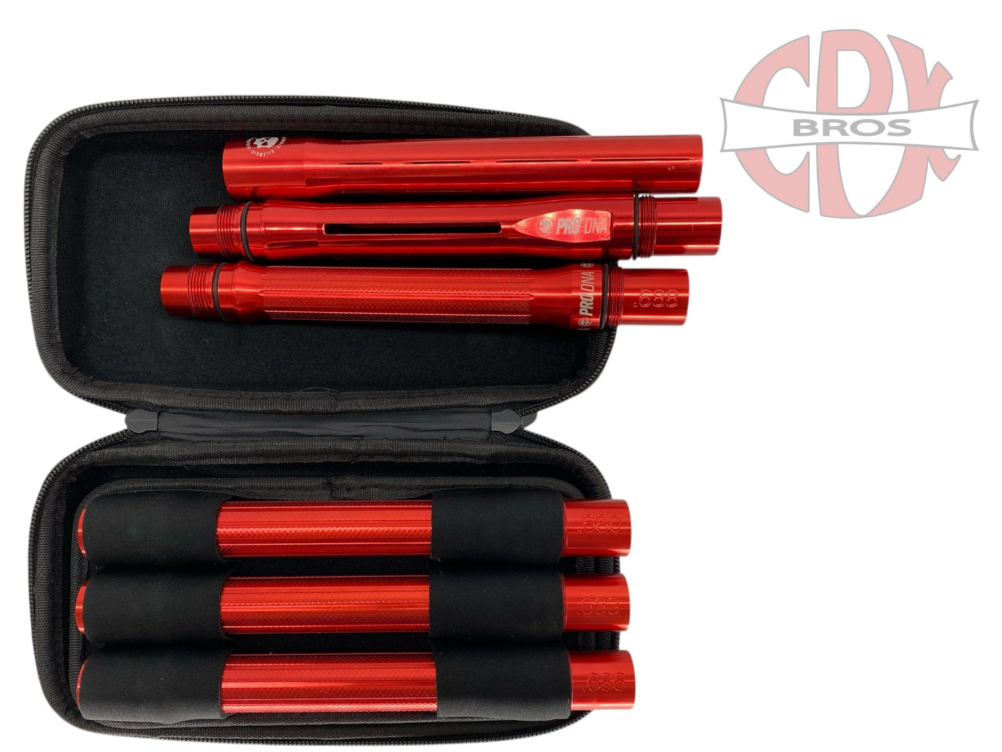 Used Infamous Paintball Pro DNA Silencio Barrel Kit - AutoCocker Thread Dust Red Paintball Gun from CPXBrosPaintball Buy/Sell/Trade Paintball Markers, New Paintball Guns, Paintball Hoppers, Paintball Masks, and Hormesis Headbands