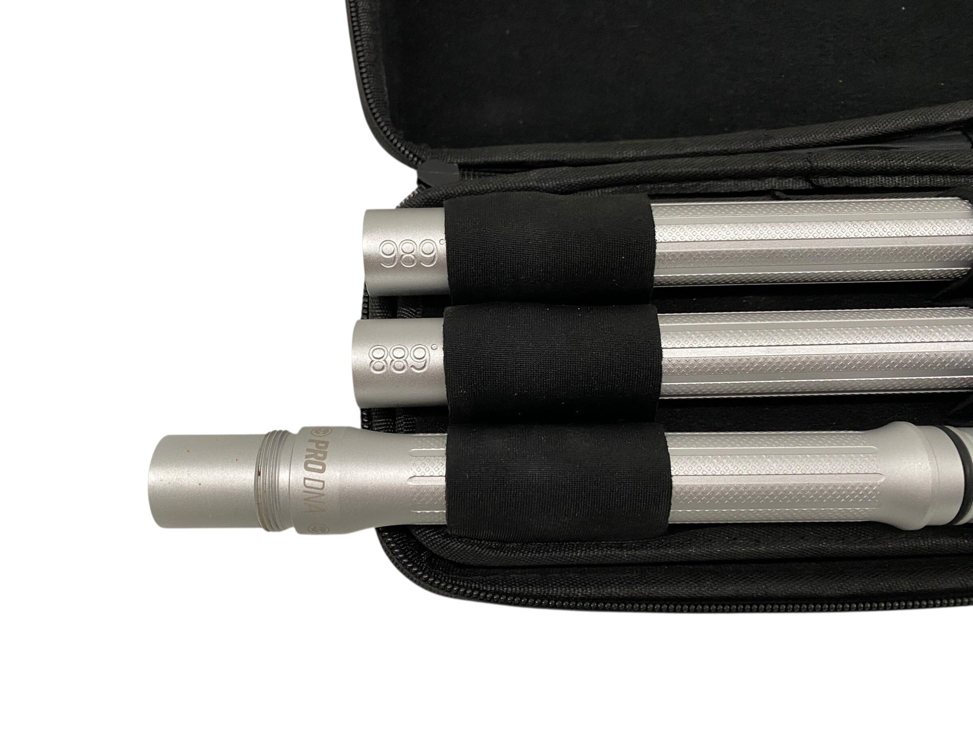Used Infamous Paintball Pro DNA Silencio Barrel Kit - AutoCocker Threaded SILVER Paintball Gun from CPXBrosPaintball Buy/Sell/Trade Paintball Markers, New Paintball Guns, Paintball Hoppers, Paintball Masks, and Hormesis Headbands