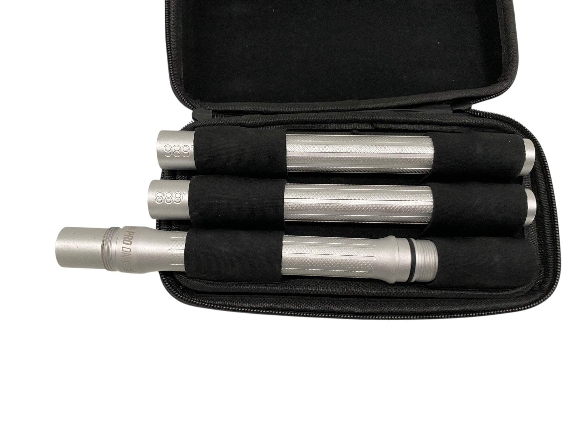 Used Infamous Paintball Pro DNA Silencio Barrel Kit - AutoCocker Threaded SILVER Paintball Gun from CPXBrosPaintball Buy/Sell/Trade Paintball Markers, New Paintball Guns, Paintball Hoppers, Paintball Masks, and Hormesis Headbands