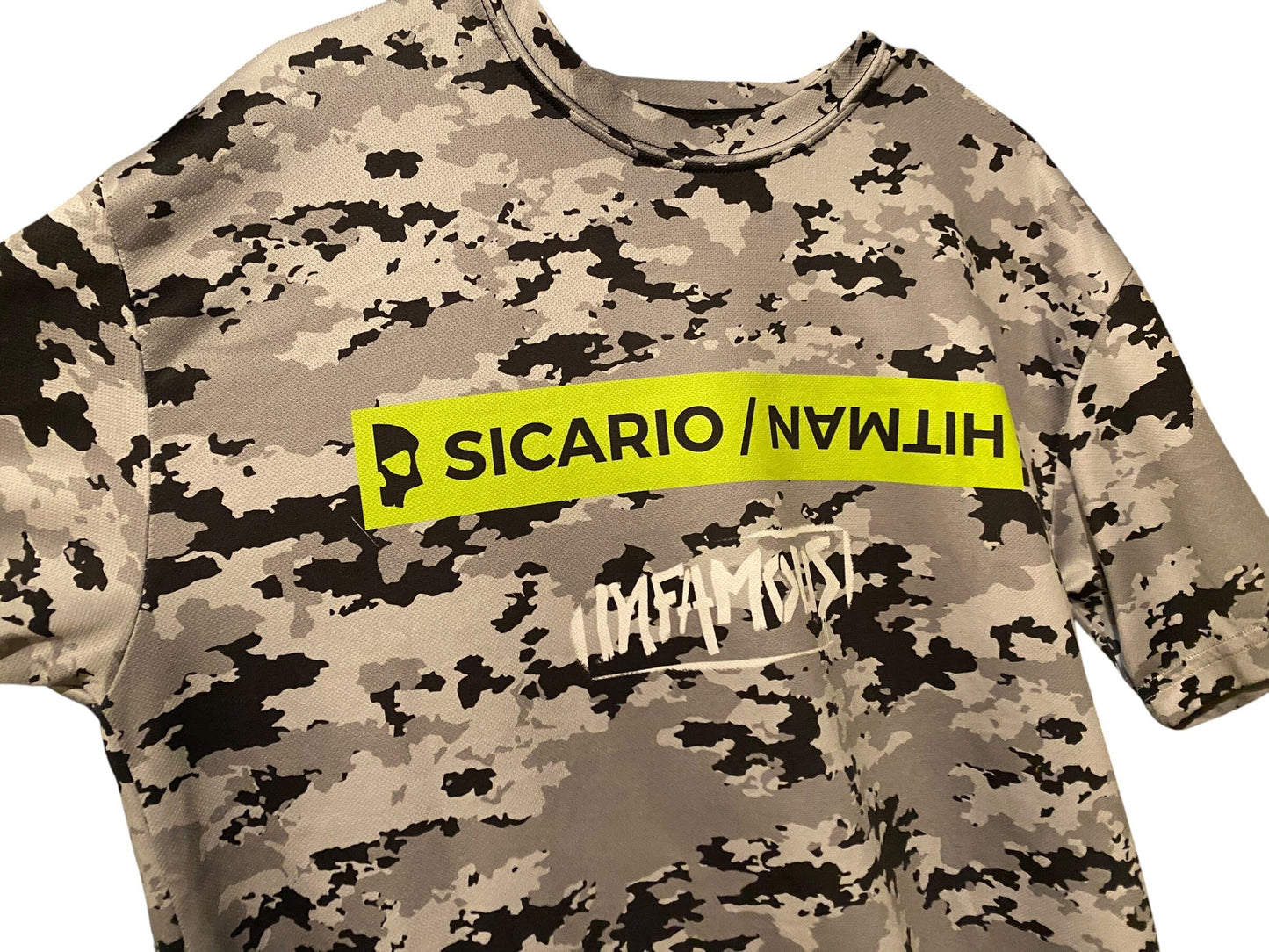 Used INFAMOUS Paintball Shirt : Size LARGE Paintball Gun from CPXBrosPaintball Buy/Sell/Trade Paintball Markers, New Paintball Guns, Paintball Hoppers, Paintball Masks, and Hormesis Headbands