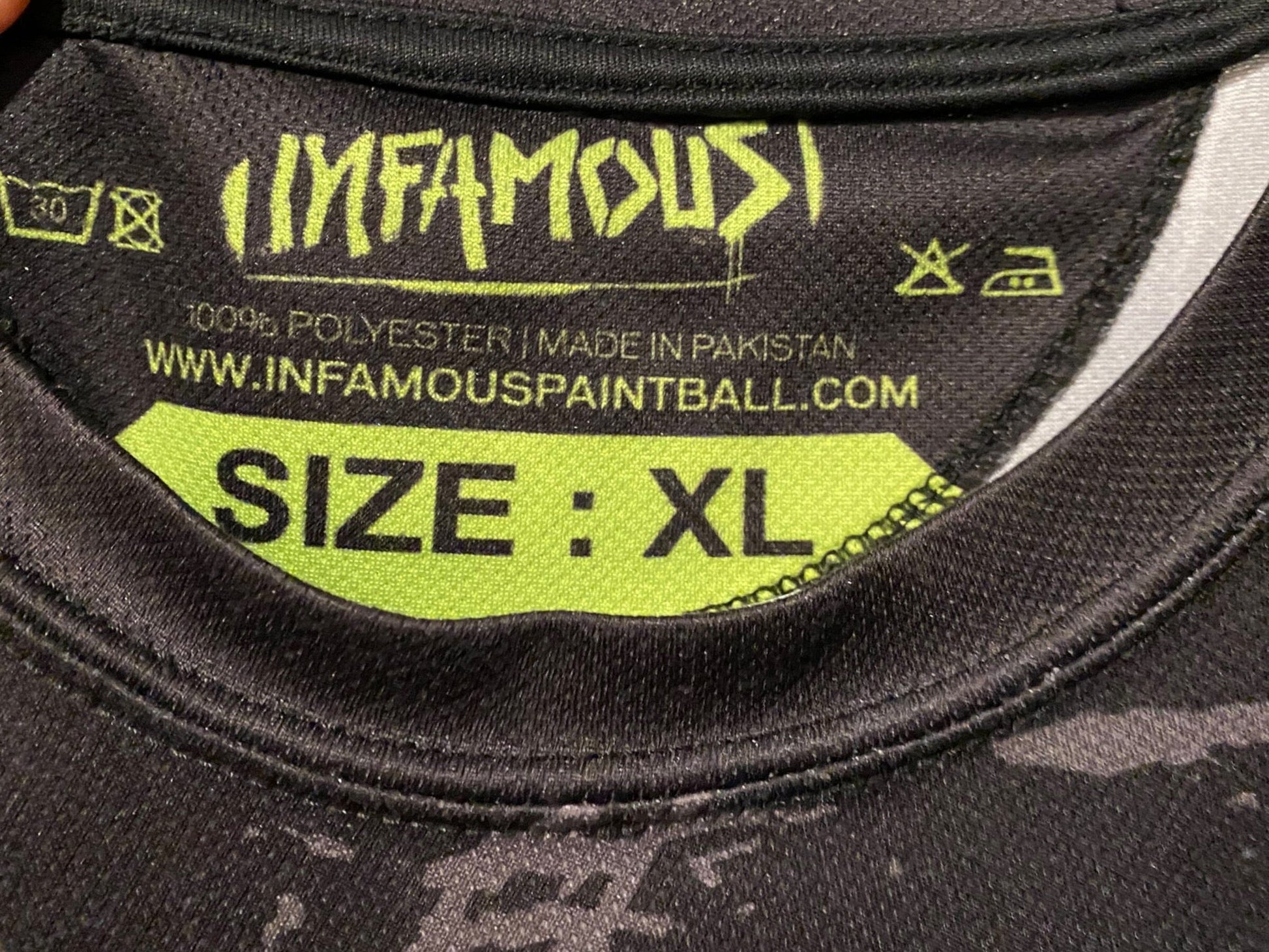 Used INFAMOUS Paintball Shirt : Size XL Paintball Gun from CPXBrosPaintball Buy/Sell/Trade Paintball Markers, New Paintball Guns, Paintball Hoppers, Paintball Masks, and Hormesis Headbands