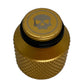 Used Infamous Paintball Tank Thread Saver Cover - Gold Paintball Gun from CPXBrosPaintball Buy/Sell/Trade Paintball Markers, New Paintball Guns, Paintball Hoppers, Paintball Masks, and Hormesis Headbands