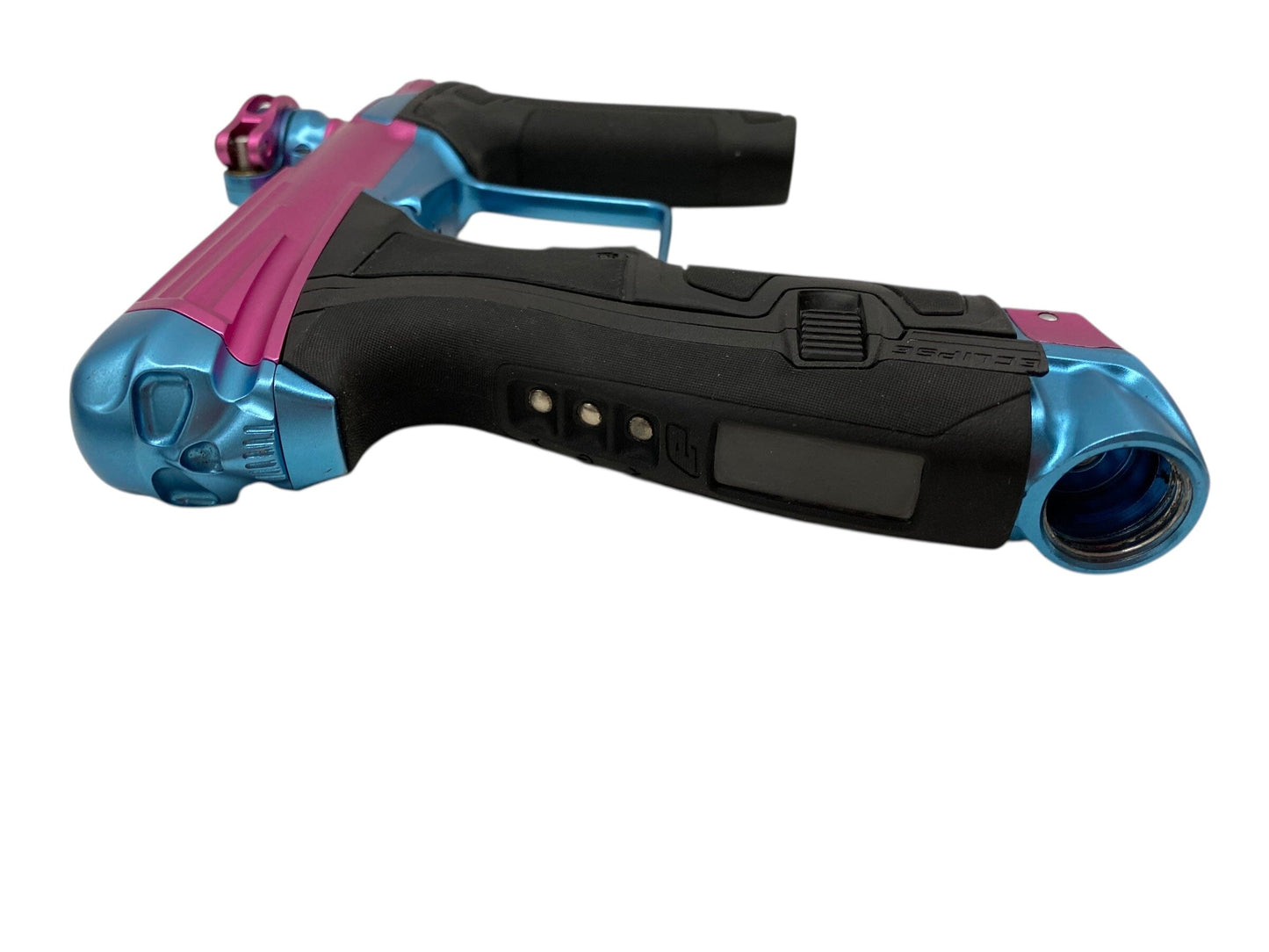 Used Infamous Planet Eclipse Cs2 Paintball Gun Pink/Blue Paintball Gun from CPXBrosPaintball Buy/Sell/Trade Paintball Markers, New Paintball Guns, Paintball Hoppers, Paintball Masks, and Hormesis Headbands