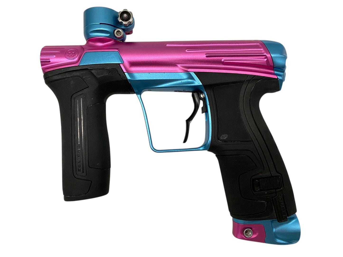Used Infamous Planet Eclipse Cs2 Paintball Gun Pink/Blue Paintball Gun from CPXBrosPaintball Buy/Sell/Trade Paintball Markers, New Paintball Guns, Paintball Hoppers, Paintball Masks, and Hormesis Headbands