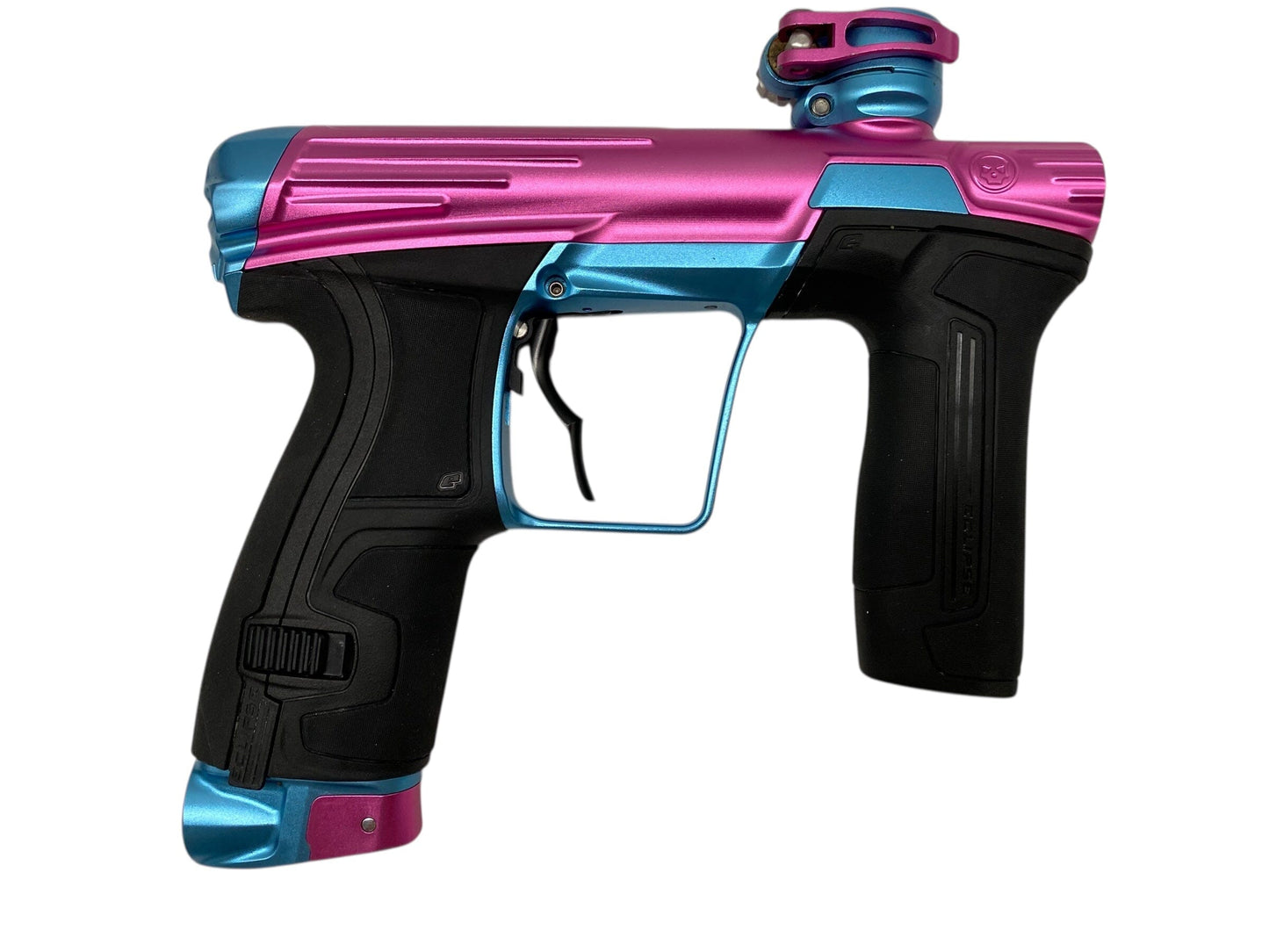 Used Infamous Planet Eclipse Cs2 Paintball Gun Pink/Blue Paintball Gun from CPXBrosPaintball Buy/Sell/Trade Paintball Markers, New Paintball Guns, Paintball Hoppers, Paintball Masks, and Hormesis Headbands